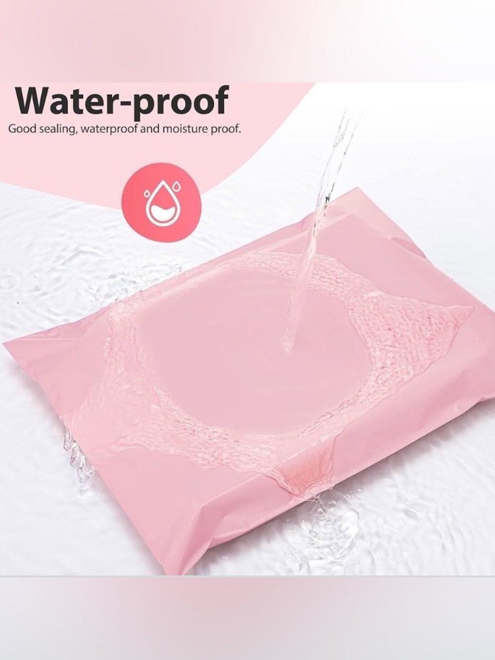 🌸 10 - 14.5" X 19" Pink Waterproof Shipping Mailer Bags